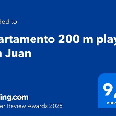 Apartment 200 M Playa San Juan *